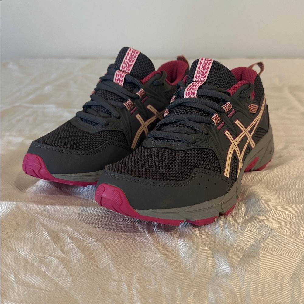ASICS Girl’s Athletic Shoes - Gray and Pink